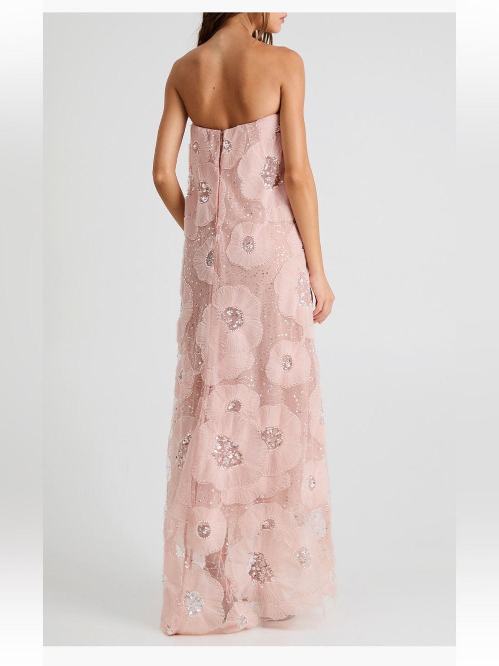 Helsi Margot Bead & Appliqué Strapless Gown - Picture 2 of 5